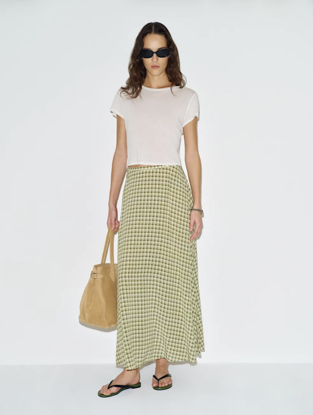 Reformation Abbie Skirt Green - Size 0 - Picture 1 of 1